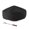 thumbnail image 5 of Mainstays 32 in Round Terra-Cotta and Black High-Resistance Finish Steel Fire Pit, 5 of 7