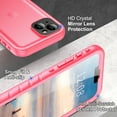 thumbnail image 6 of SPORTLINK Waterproof Case for iPhone 14 Plus Shockproof Dustproof Phone Screen Protector Cover 6.7 inch - Frosted Pink, 6 of 7