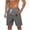 Gray, variant on LpwkSSA Mens Camo Print Swim Trunks Mesh Lining Design Breathable Fabric Relaxed Silhouette for Pool Parties Green L