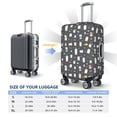 thumbnail image 4 of Hirioo Lovely Penguin for Elasticity Suitcase Cover (No luggage Included) Durable Luggage Protector Fits 18-32 Inch Luggage-Large, 4 of 7