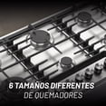 thumbnail image 4 of PARRILLA DE 6 QUEMADORES DE ACERO INOXIDABLE NUUR CON SENSOR TERMOPAR, 4 of 9