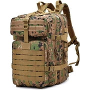 Tactical Backpack Military Waterproof Nylon Assault Pack Army Rucksack 40L