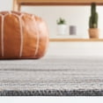 thumbnail image 4 of SAFAVIEH Martha Stewart Cotton Striped Area Rug, Grey/Taupe, 5' x 7', 4 of 8