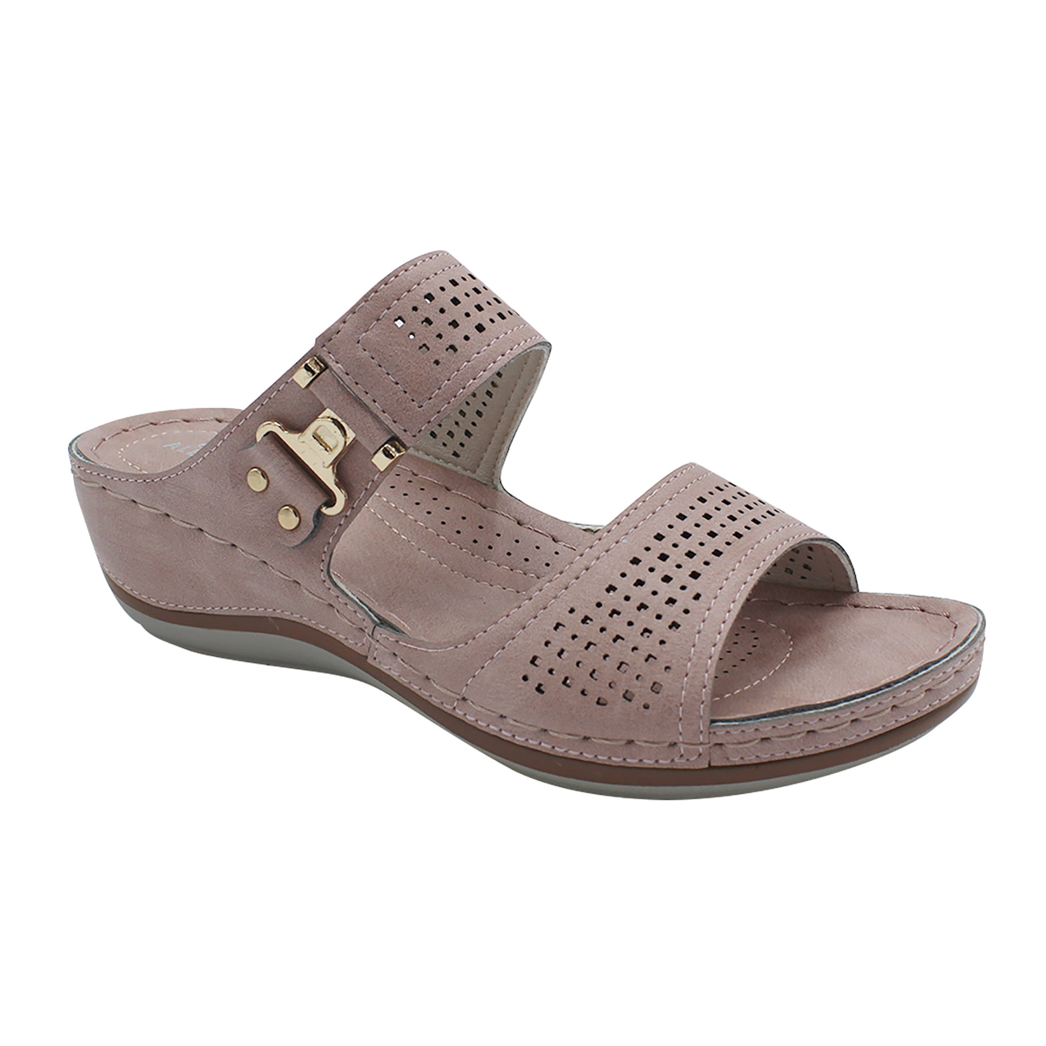 Alexis Bendel - Women Comfy Sandals Flip Flop Platform Sandals - Walmart.com - Walmart.com