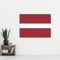 thumbnail image 2 of Latvia National Flag Patriotic Vexillology World Flags Country Region Poster Extra Large XL Wall Art Print, 2 of 3