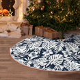 thumbnail image 5 of Fotbe Hawaiian Style Pattern Christmas Tree Skirt, Tree Skirts Plush Christmas Decorations, Christmas Tree Skirts Xmas Decorations Holiday Party Decor-30", 5 of 6