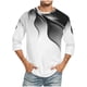 thumbnail image 1 of Camisas de Manga Larga para Hombres Imprimir Casual Cuello Redondo Blusa de Manga Corta, Camisas de Lino para Hombres, 1 of 4