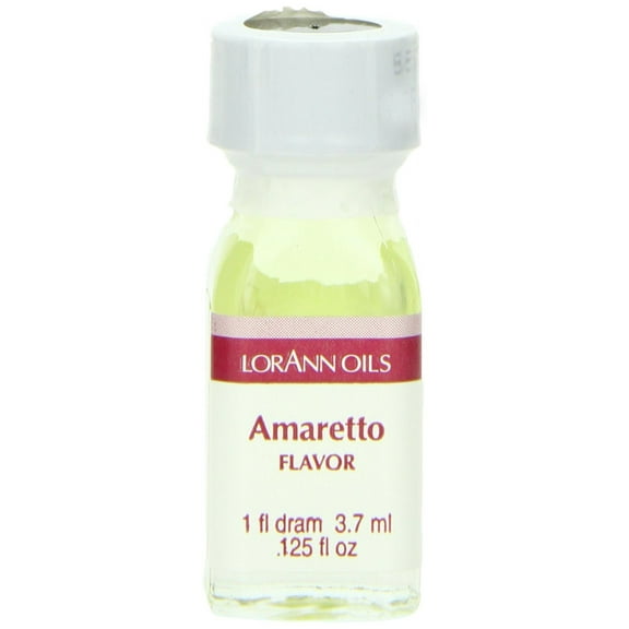 LorAnn Amaretto SS Flavor, 1 dram bottle (.0125 fl oz - 3.7ml - 1 teaspoon) - 12 Pack