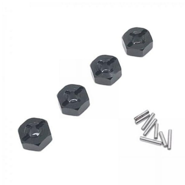 Adaptador hexagonal de cubo de rueda,ruedas hexagonales de 12 mm tuerca de cubo hexagonal de rueda 1:14 1:12,bujes de transmisión hexagonales de rueda adaptador hexagonal coche rc,1:10