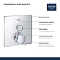 thumbnail image 5 of Grohe 29 163 Smartcontrol Single Function Thermostatic Valve Trim Only - White, 5 of 7