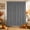 Charcoal grey, variant on Modern Minimalist Shower Curtain, Waterproof Shower Curtains for Bathroom, Boho Solid Color Blue Washable Fabric Bathtub Curtain Set Bath Decor with 12 Hooks Stall 36"x72"