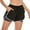 Black, variant on Women's Quick-Dry Sport Shorts Double layer Running Yoga Shorts Activewear Workout Exercise Athletic Jogging Shorts S M L