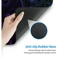 thumbnail image 5 of Topographic Mouse Pad XXL Large Gaming Purple Desk Mat Computers Keyboard Desk Pad with Non Slip Rubber Base 31.5 X 11.8in, 5 of 6