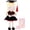Graduate Girl Doll-Black, variant on Gloveleya 16" Graduation Girl Doll - Pink Plush Toy with Cap & Gown - Preschool Kindergarten Graduation Gifts for Girls, Class of 2026 Milestone Keepsake