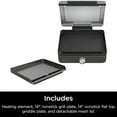 thumbnail image 5 of Restored Ninja GR101 Sizzle Smokeless Indoor Grill & Griddle Bundle with 2 YR CPS Enhanced Protection Pack (Refurbished), 5 of 11
