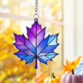 thumbnail image 5 of Fall Maple Leaf Hanging Ornament 3.14in, Bright Color Seasonal Window Wall Decor, Versatile Indoor‑Outdoor Home Decoration, 5 of 6