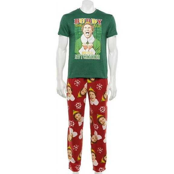 Christmas Buddy The Elf 2 Piece Sleep Pajama Set - Large