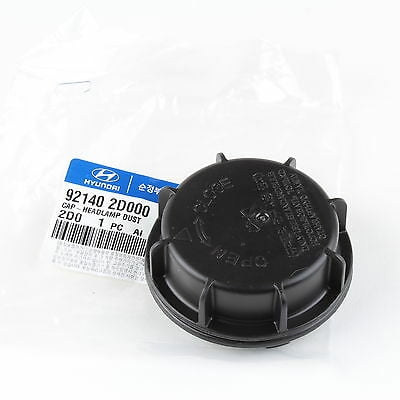 Genuine Dust - Genuine OEM Hyundai Headlight Dust Cap for 2007-2012 Santa Fe (1PC)