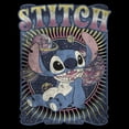 thumbnail image 2 of Women's Lilo & Stitch Distressed Planets Stitch Graphic Tee Black Small, 2 of 4