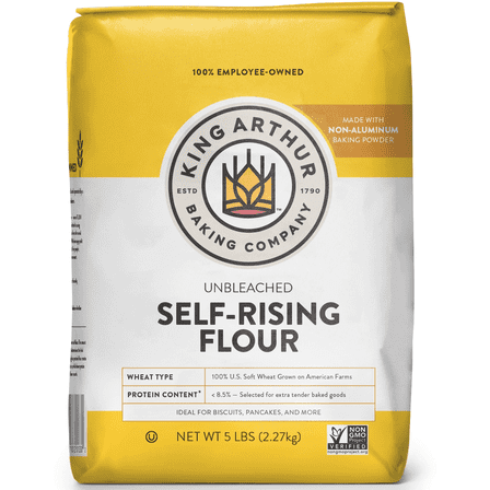King Arthur Baking Company Unbleached Self-Rising Flour 5 lb