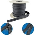 thumbnail image 7 of EZ-Xtend #10 Lenzip Chain Vislon Zipper by The Yard with Locking Sliders. Boat Cushions, Duffle Bags, Back Packs, Sewing, Replacement Zipper(10 Yards & 8 Double Pulls), 7 of 7