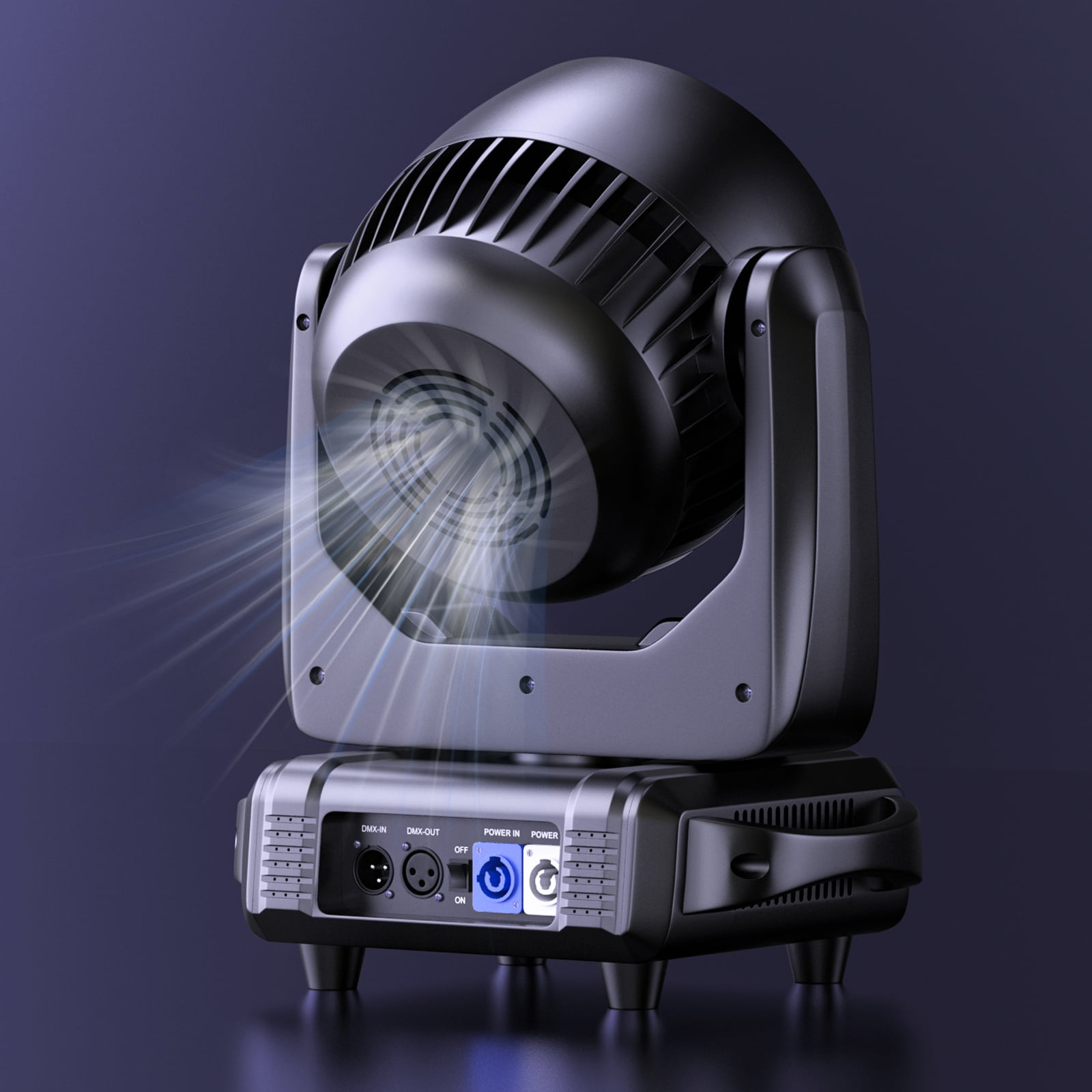 2Pack LED 19x15w RGBW 4 in1 8500K Moving Head Wash Beam Light,Sound Activated DJ Disco Stage Light for Karaoke Dance Hall KTV Bar