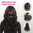 thumbnail image 4 of Extensiones de cabello ISWEET Straight Clip en 14 cm 95 g azul, 4 of 6