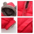 thumbnail image 4 of Chaqueta de lana de cordero para niños, abrigo de algodón con capucha para niños y niñas, abrigo cálido de invierno para bebé, 4 of 5