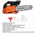 thumbnail image 6 of Floseru 25.4CC Gas Chainsaw 12 Inch Bar - 1.2HP 2-Cycle Gas Chain Saw with Easy Start, Anti-Vibration for Forest Logging, Wood, Orchards and Ranches Cutting Use, 6 of 6