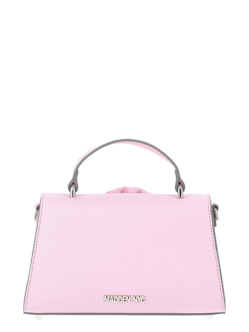 Madden NYC Women's Rosette Top Handle Handbag, Pastel Pink