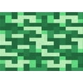 thumbnail image 1 of Ahgly Company Machine Washable Indoor Rectangle Transitional Jade Green Area Rugs, 2' x 3', 1 of 7