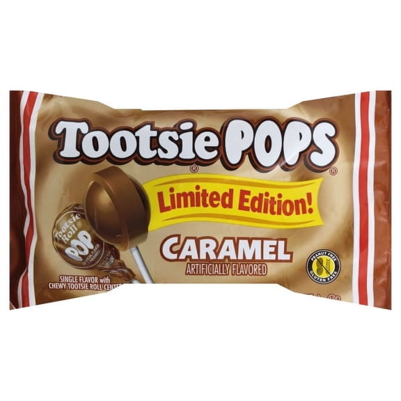 Tootsie Roll Special Addition Caramel Pops, 12.6 oz