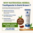 thumbnail image 4 of Natruveda Neem Herbal Toothpaste with Complimentary Copper Tongue Scraper, Fluoride Free, SLS Free, Natural Toothpaste for Adults, Ayurvedic Oral Care with 8 Herbal Ingredients, 3.52 oz, Pack of 2, 4 of 9