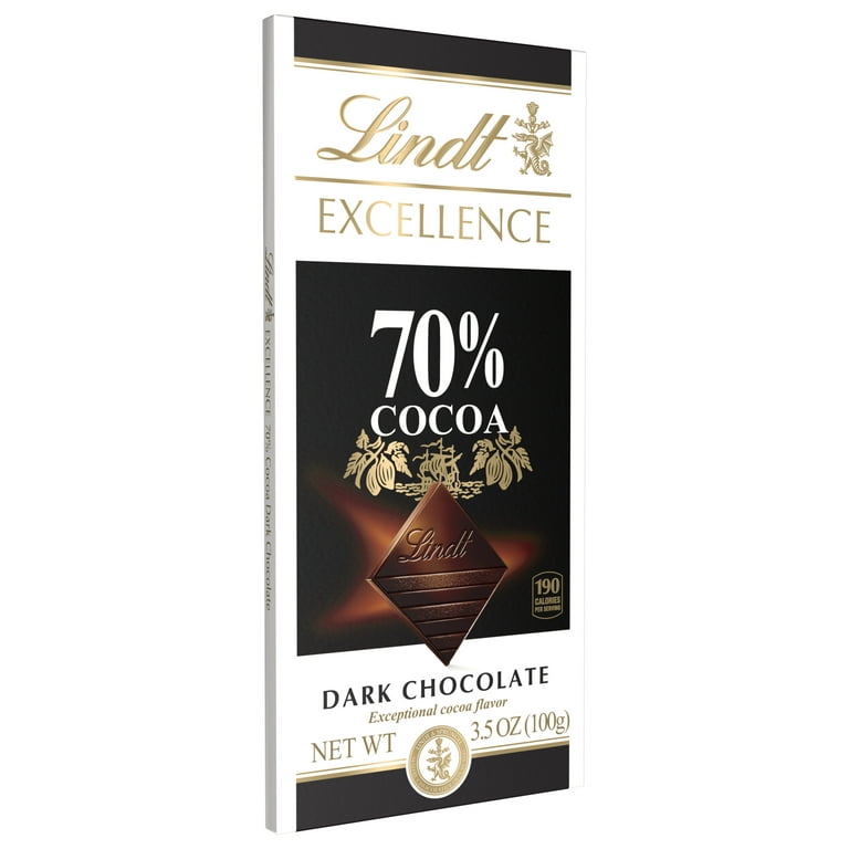 Lindt EXCELLENCE 70% Cocoa Dark Chocolate Bar, Valentine's Day Chocolate  Candy, 3.5 oz. (12 Pack)