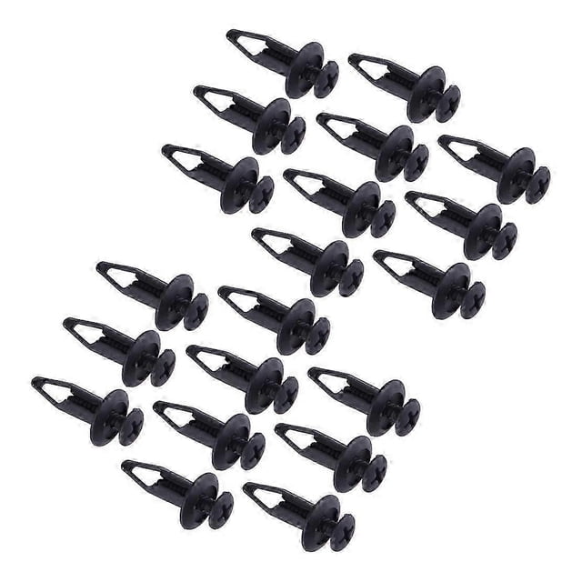 50 piezas/juego de clips para revestimiento de guardabarros de coche, 65 mm de diámetro, plástico negro, apto para Land Rover RYQ500070