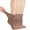 Milk Coffee, variant on Diabetic Socks for Women, Super Soft & Thin Ankle Socks, Wide & Loose, Non-Binding Top & Seamless Toe, 4 Pairs, Milk Coffee, Shoe Size: 6-9