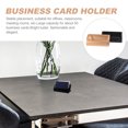 thumbnail image 4 of 2 Pcs Aluminum Alloy Office Desk Decor Organization Metal Business Card Holder Desktop, 4 of 6