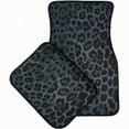 thumbnail image 6 of Black Green Leopard Print Car Floor Mats Universal Abstract Cheetah Pattern Wild Animal Skin Texture Floor Mats for Cars Front Rear Car Foot Rugs Cute Car Accories for Trucks SUV Sedans, 6 of 8