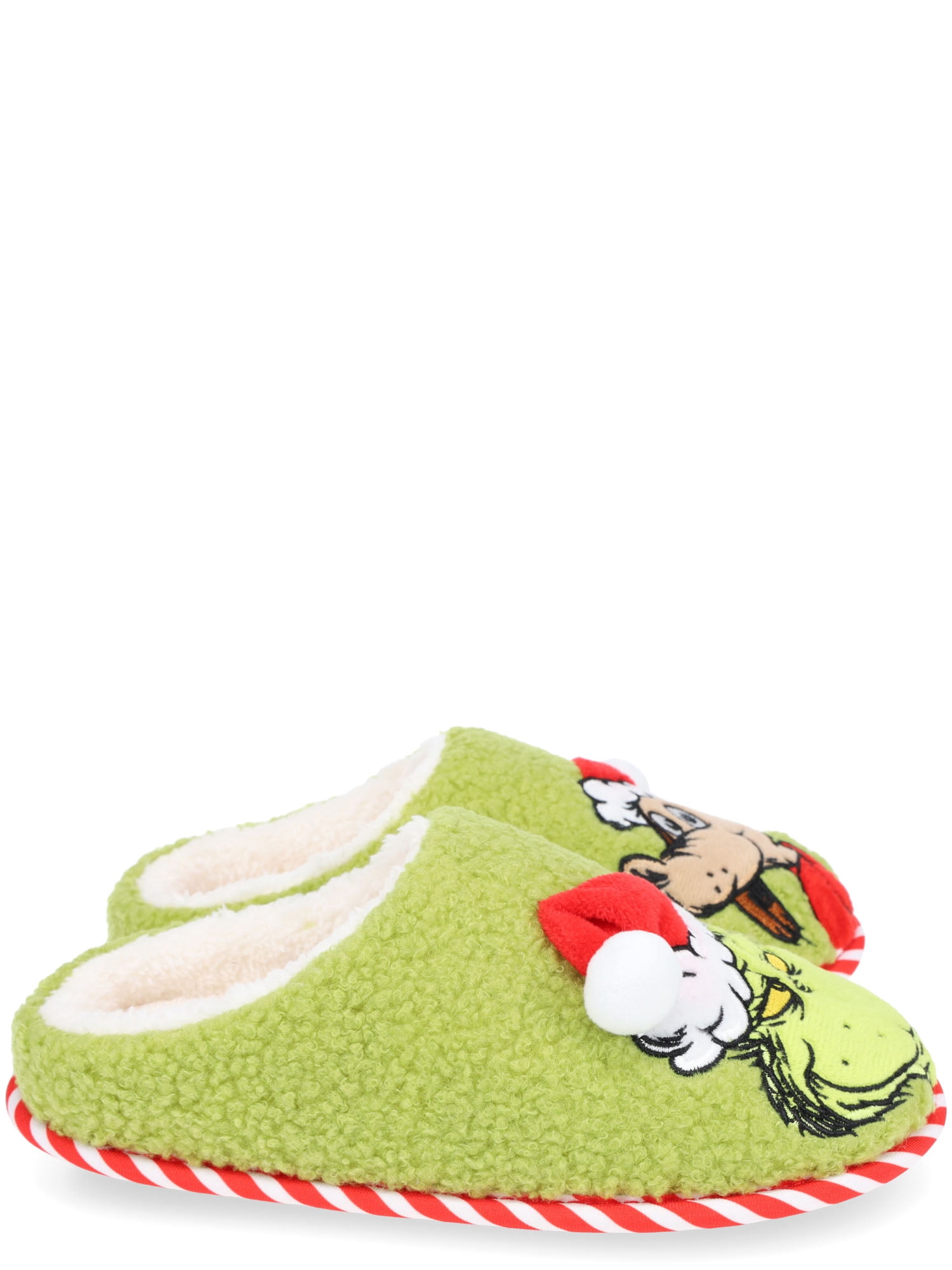 Dr. Seuss Kids Grinch Holiday Slippers