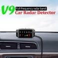 thumbnail image 1 of Detector de radar de coche V9 Advertencia de alerta de voz de velocidad de vehículo ruso inglés, 1 of 4