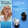 thumbnail image 2 of Auriculares inalámbricos BT con un solo oído X6 Invisible Abanopi Blanco, 2 of 6