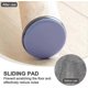 thumbnail image 4 of Furniture Sliders 8Pcs Furniture Gliders for Carpeted Self Adhesive Chair Leg Slider Moving Furniture Slider for Heavy Items Floor Protector Glider Fu, 4 of 5