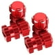 thumbnail image 3 of Combinador De Extensión De 17 Mm, Aleación De Aluminio 4 Juegos RC Tuercas Bujes De Rueda Estriados, Para RC Car Traxxas MAXX RC Car Tool RC Car Parts OTVIAP Rojo, 3 of 8