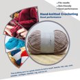 thumbnail image 4 of Cateissary Cárdigan chal de terciopelo de 100g para mujer, manta de hilos de tejer DIY, hilo de ganchillo, suministros de costura tejidos a mano Type3 NO3, 4 of 6