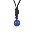 thumbnail image 1 of Collar de ojo de tigre de 16 mm con colgante de obsidiana natural y amatista adecuado para hombres y mujeres, 1 of 6