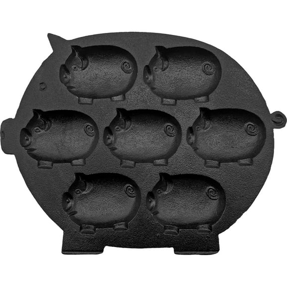 Old Mountain 10211 Cast Iron Pig Baking Pan