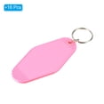 thumbnail image 3 of Unique Bargains Vintage Motel Keychain Blank Hotel Keychains Rhombus Retro Key Tag, Pink, 16 Pack, 3 of 7