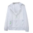 thumbnail image 2 of Sun Hoodies for Men Women 2025 Lightweight Breathable Outdoor Casual Long Sleeve Zip Up Hooded Jacket with Pockets, 2 of 7
