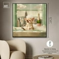 thumbnail image 5 of Jacuzzi Chihuahua Canvas Cute Pet Art Prints by Art Remedy, Black Frame, 40" x 40", 5 of 7