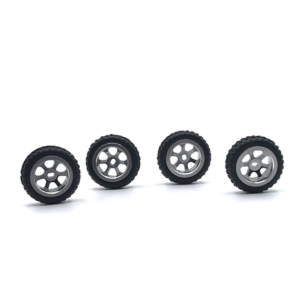 Paquete de 4 Neumáticos de Automóvil Vogacara 1/28 Control Remoto